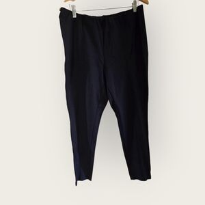 J. Jill Womens Ponte Knit Navy Leggings